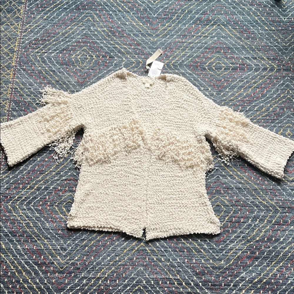 Elegant Cream Women's Cardigan